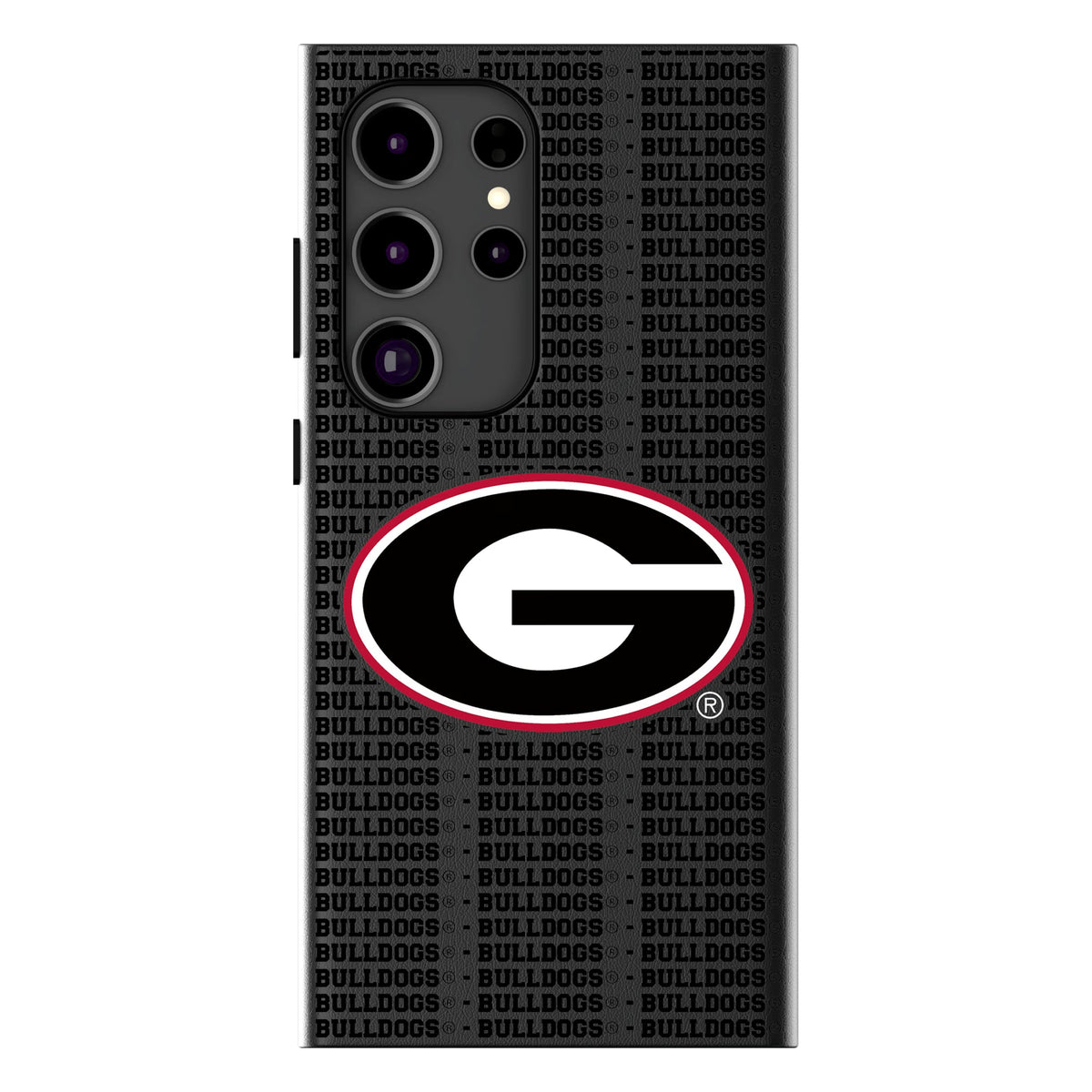 University of Georgia Bulldogs Text Backdrop MagSafe Compatible Phone Case for Samsung Galaxy 17