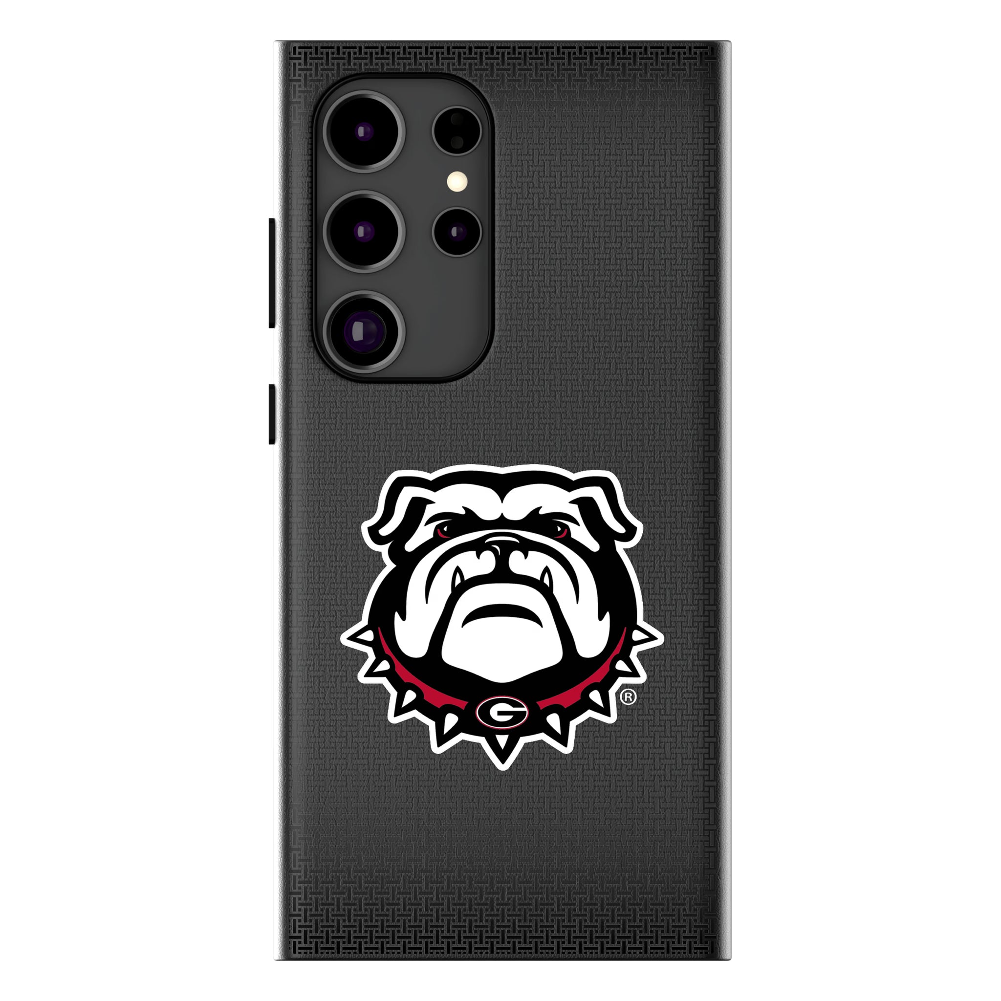 University of Georgia Bulldogs Uga Linen MagSafe Compatible Phone Case for Samsung Galaxy 13