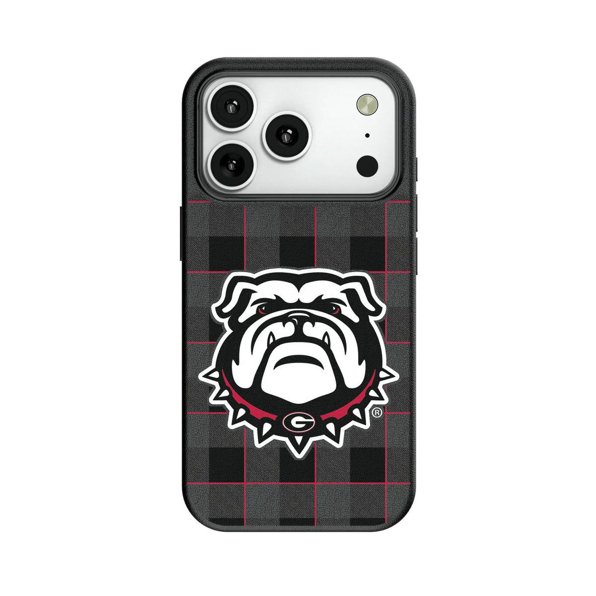 University of Georgia Bulldogs Uga Plaid MagSafe Compatible Phone Case for Apple iPhone 7