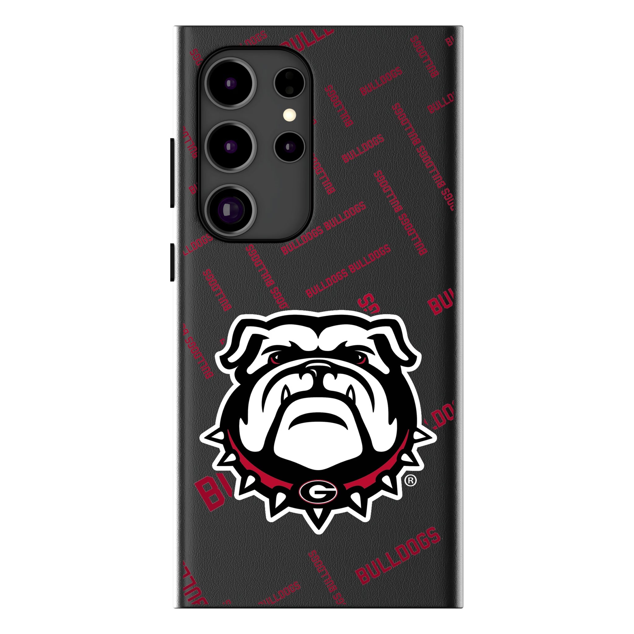 University of Georgia Bulldogs Uga Quadtile MagSafe Compatible Phone Case for Samsung Galaxy 11