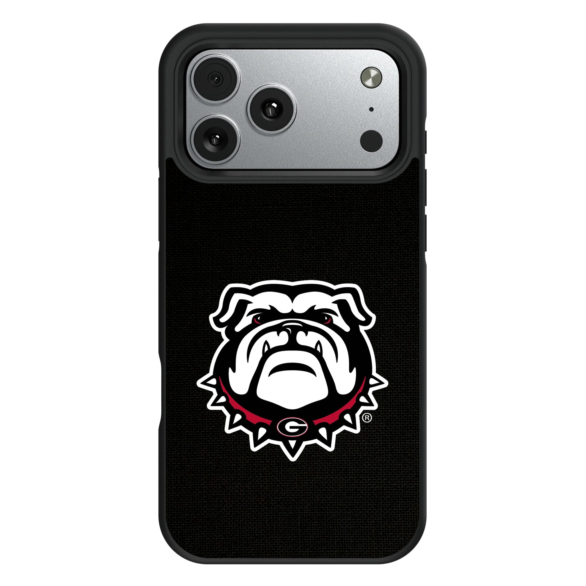 University of Georgia Bulldogs Uga Solid Bump Phone Case for Apple iPhone 12