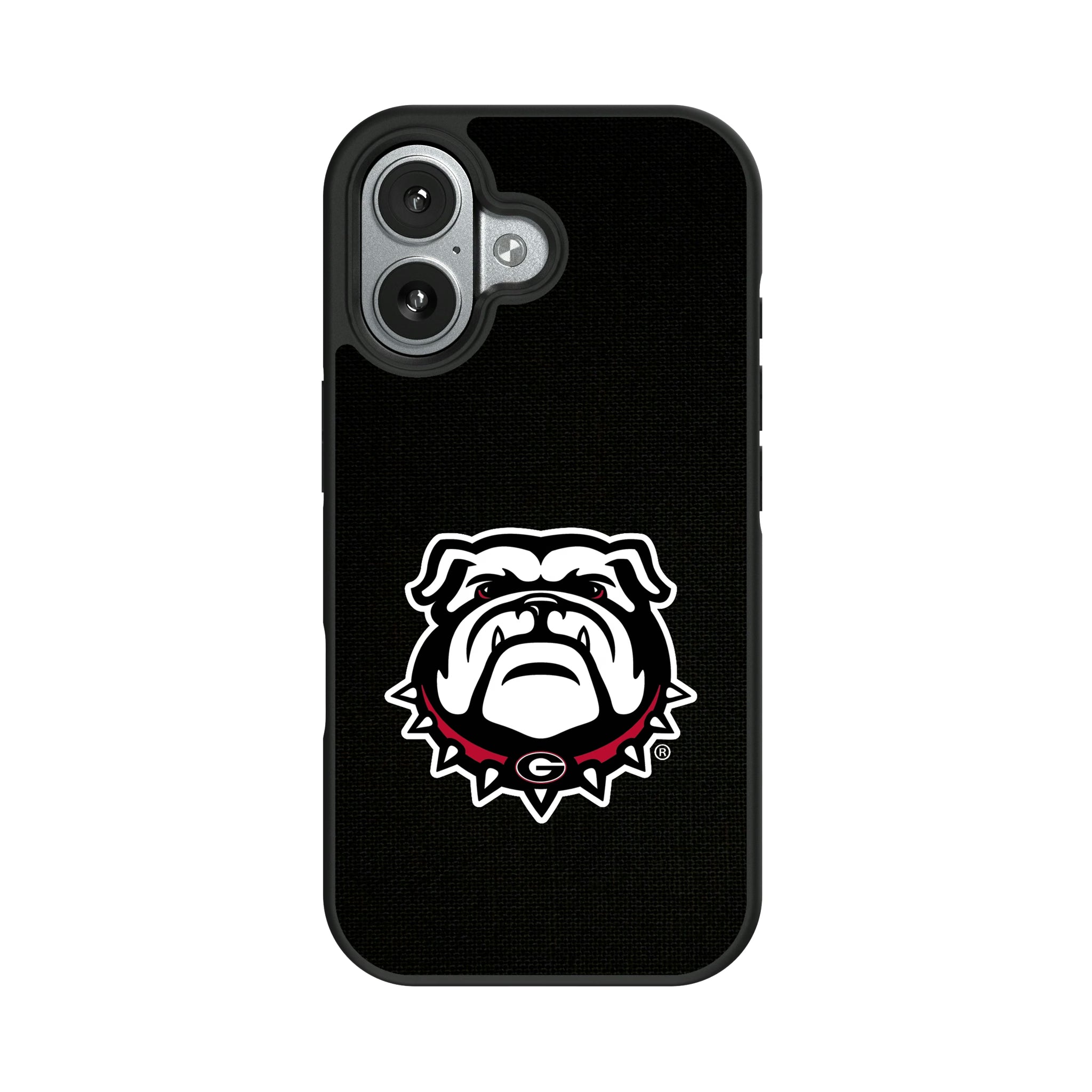 University of Georgia Bulldogs Uga Solid Bump Phone Case for Apple iPhone 9