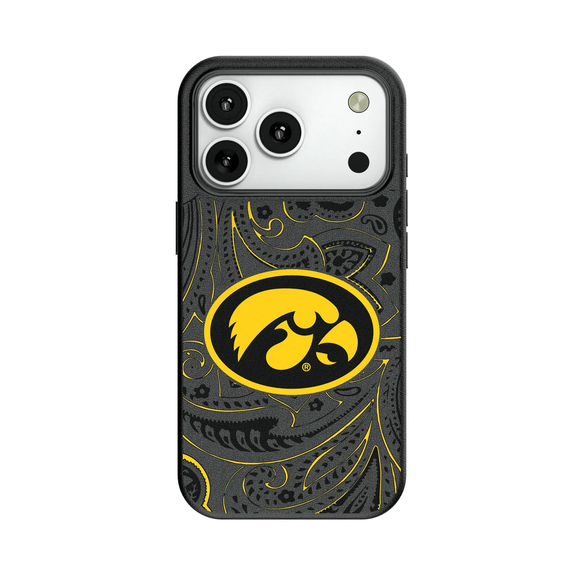 University of Iowa Hawkeyes Paisley MagSafe Compatible Phone Case for Apple iPhone 7