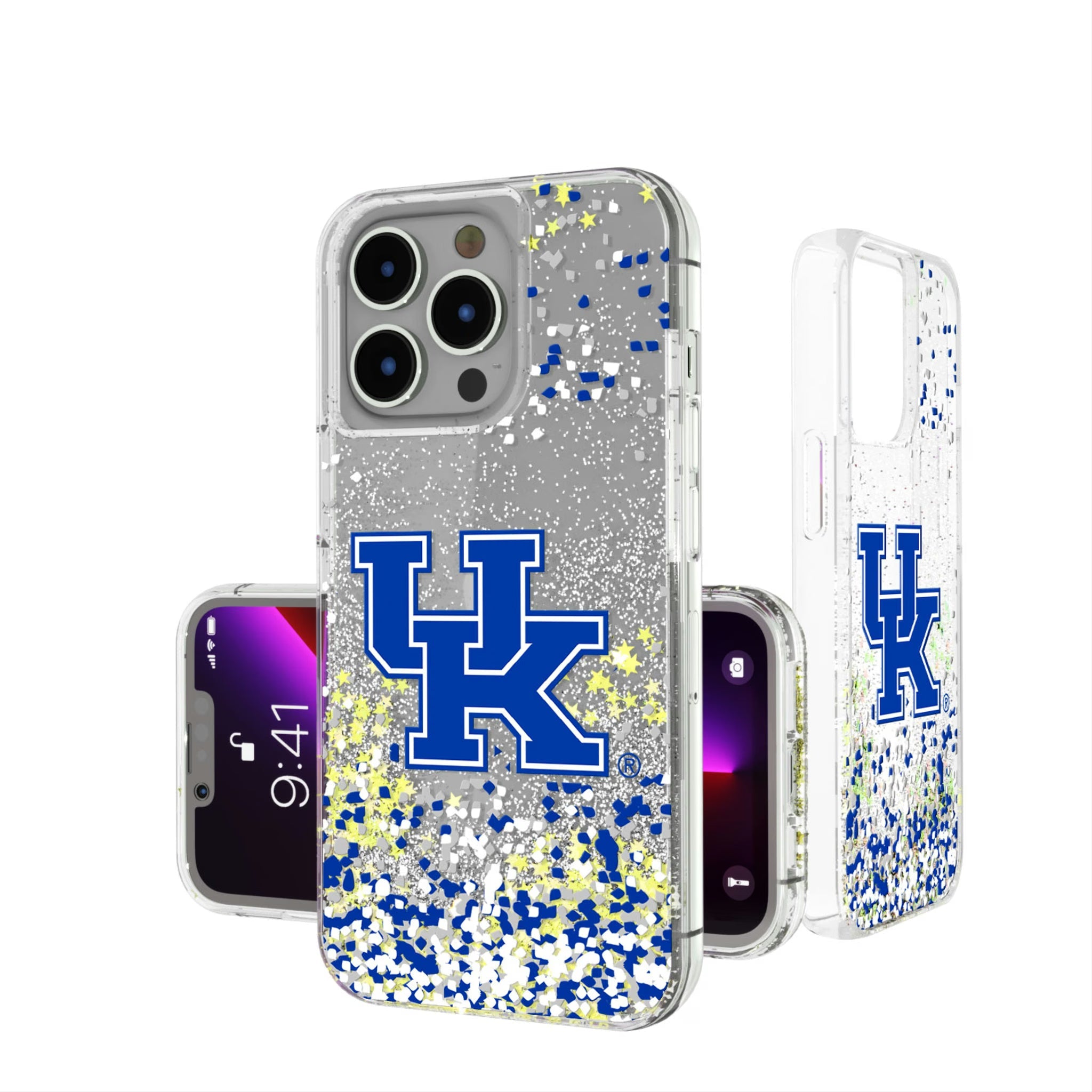 University of Kentucky Wildcats Confetti Glitter Phone Case 12