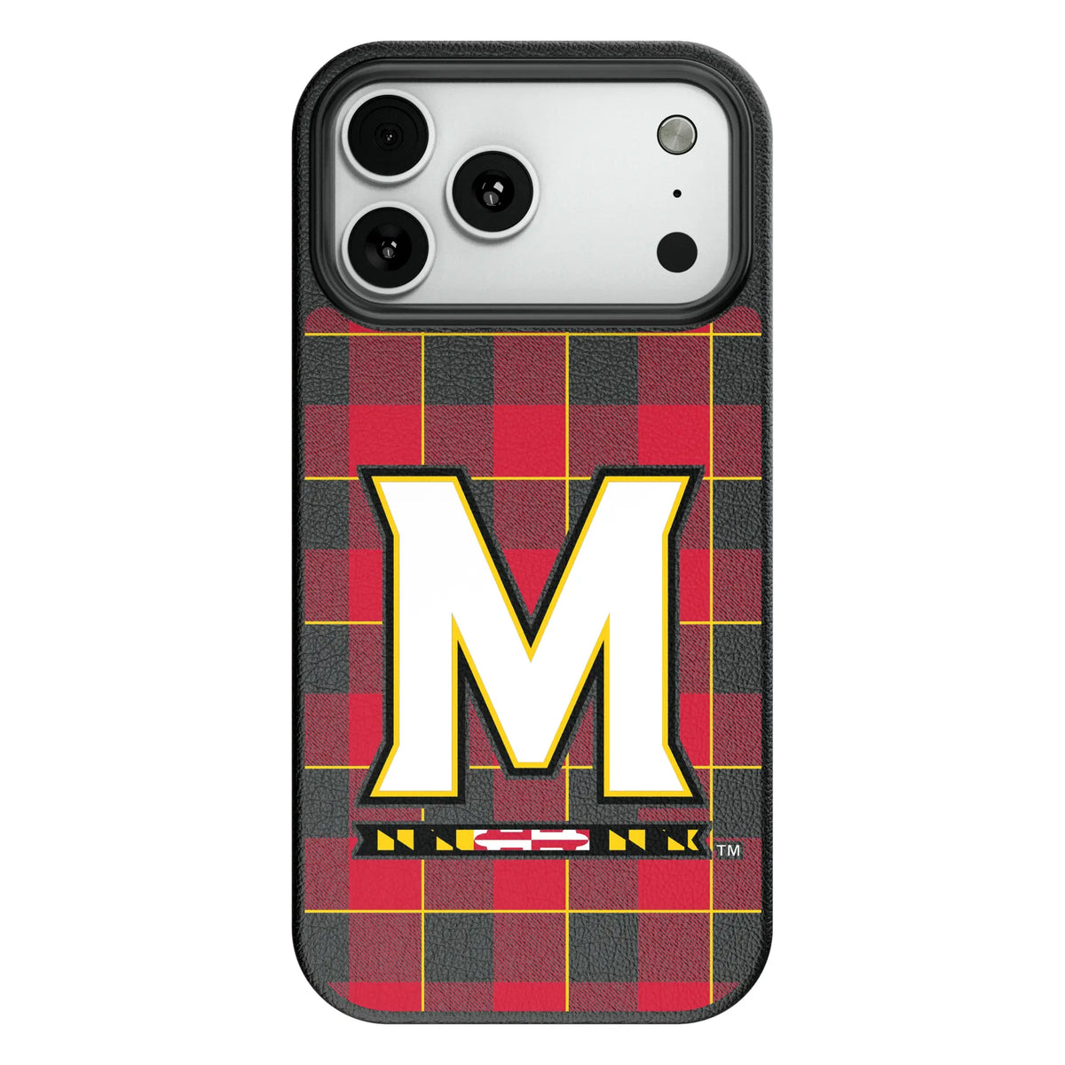 University of Maryland Terrapins Plaid MagSafe Compatible Phone Case for Apple iPhone 7