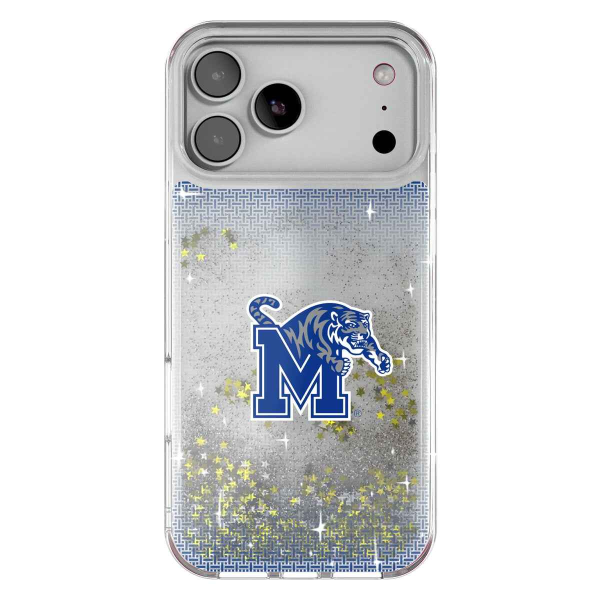University of Memphis Tigers Linen Glitter Phone Case 19