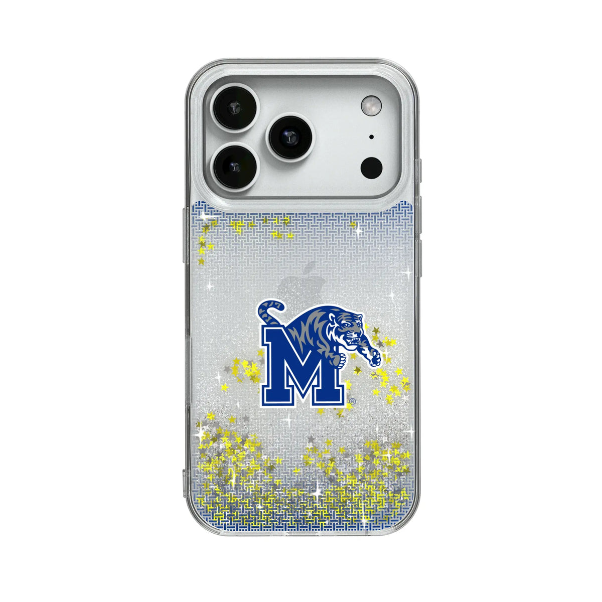 University of Memphis Tigers Linen Glitter Phone Case 18