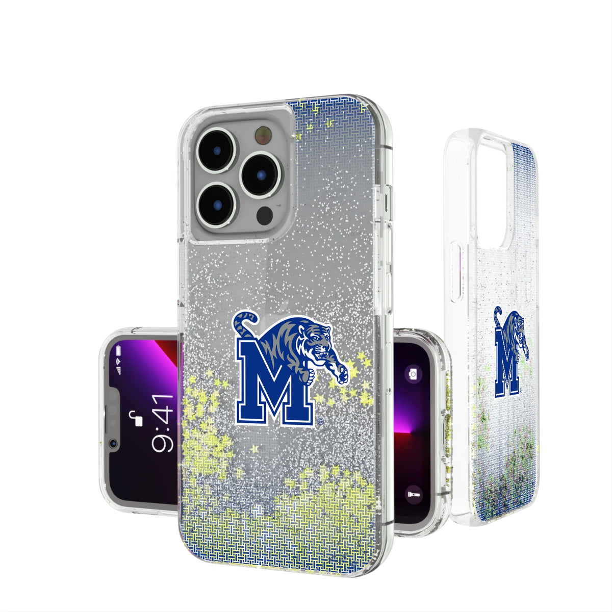 University of Memphis Tigers Linen Glitter Phone Case 10