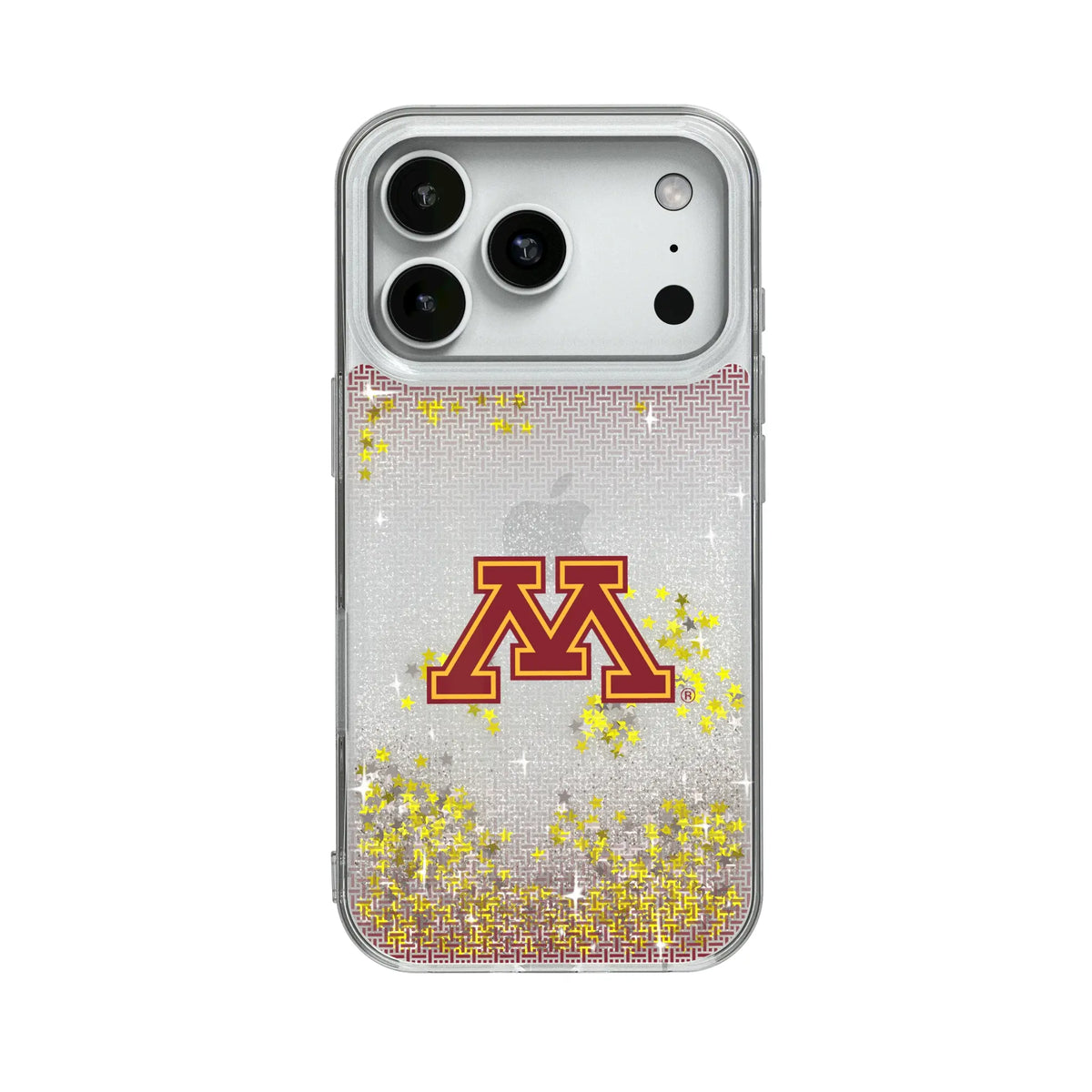 University of Minnesota Golden Gophers Linen Glitter Phone Case 18