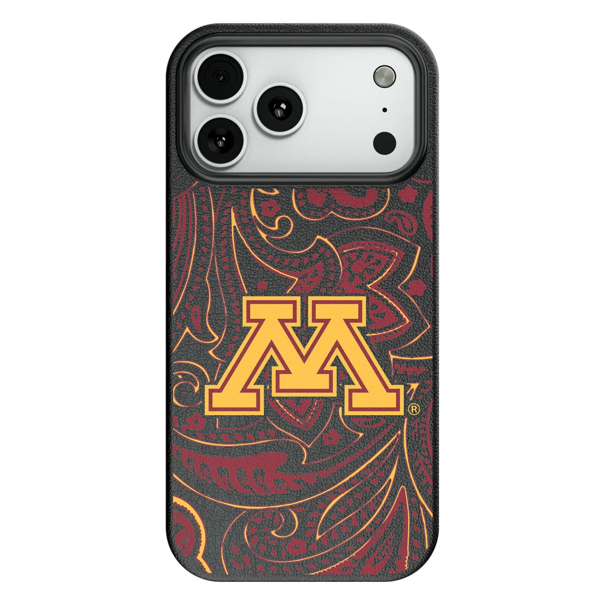 University of Minnesota Golden Gophers Paisley MagSafe Compatible Phone Case for Apple iPhone 8