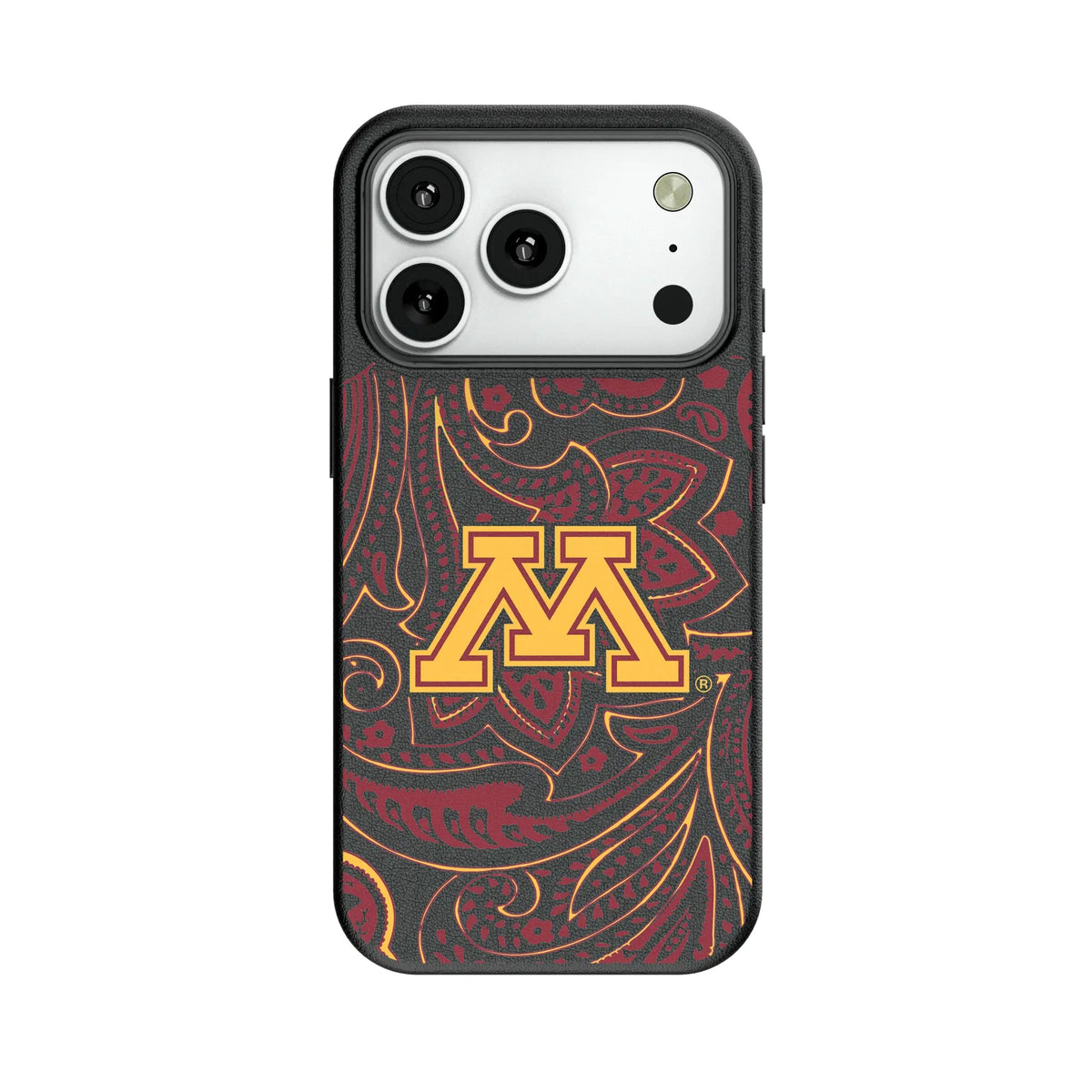 University of Minnesota Golden Gophers Paisley MagSafe Compatible Phone Case for Apple iPhone 7