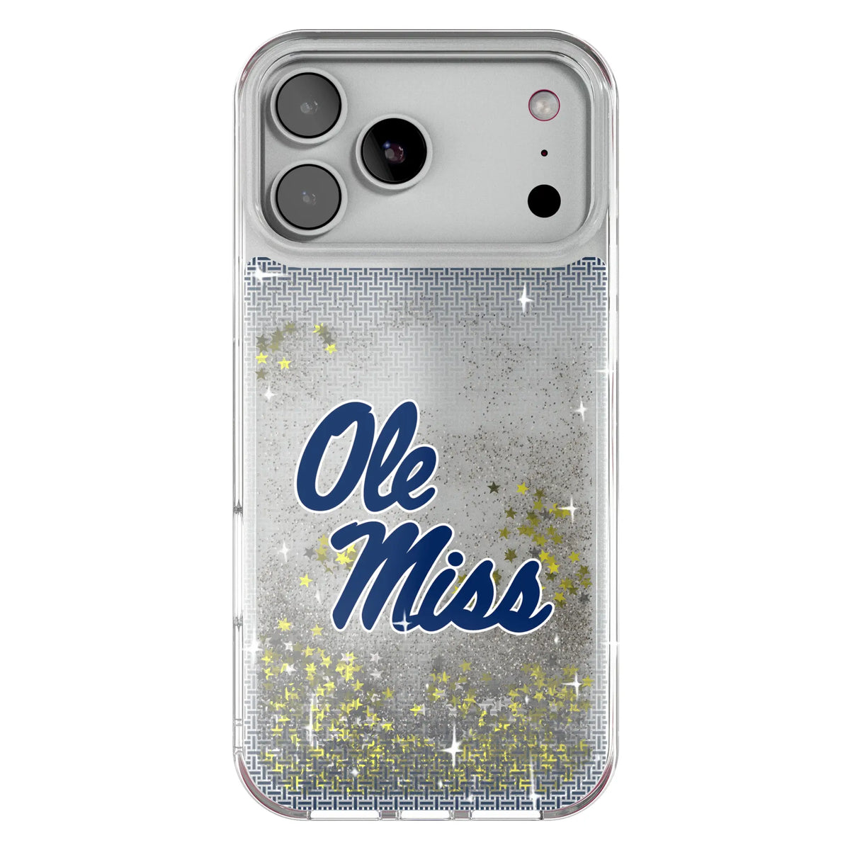 University of Mississippi Rebels Linen Glitter Phone Case 19