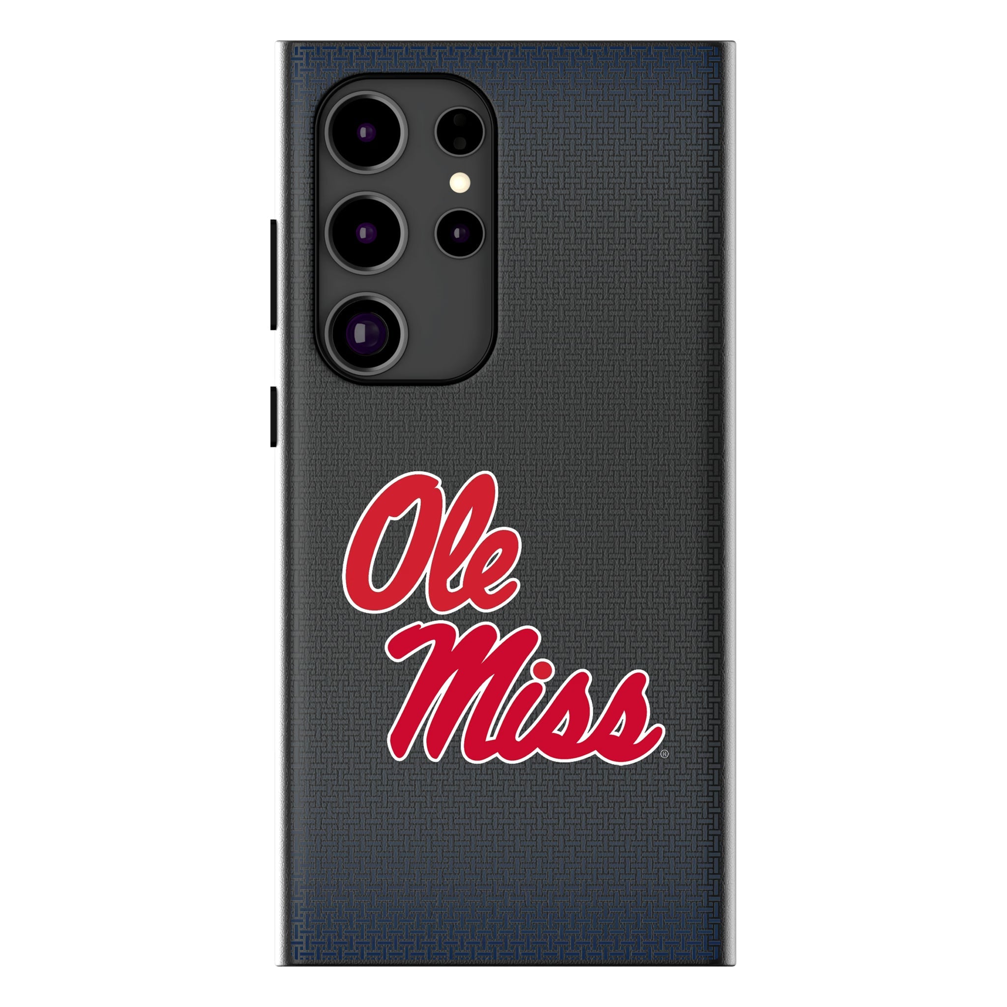 University of Mississippi Rebels Linen MagSafe Compatible Phone Case for Samsung Galaxy 14