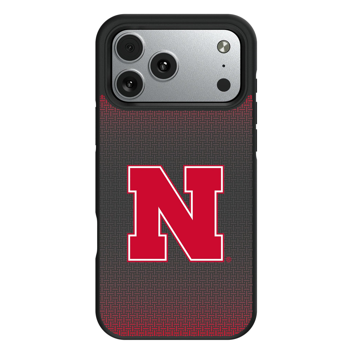 University of Nebraska Huskers Block N Linen Bump Phone Case 10