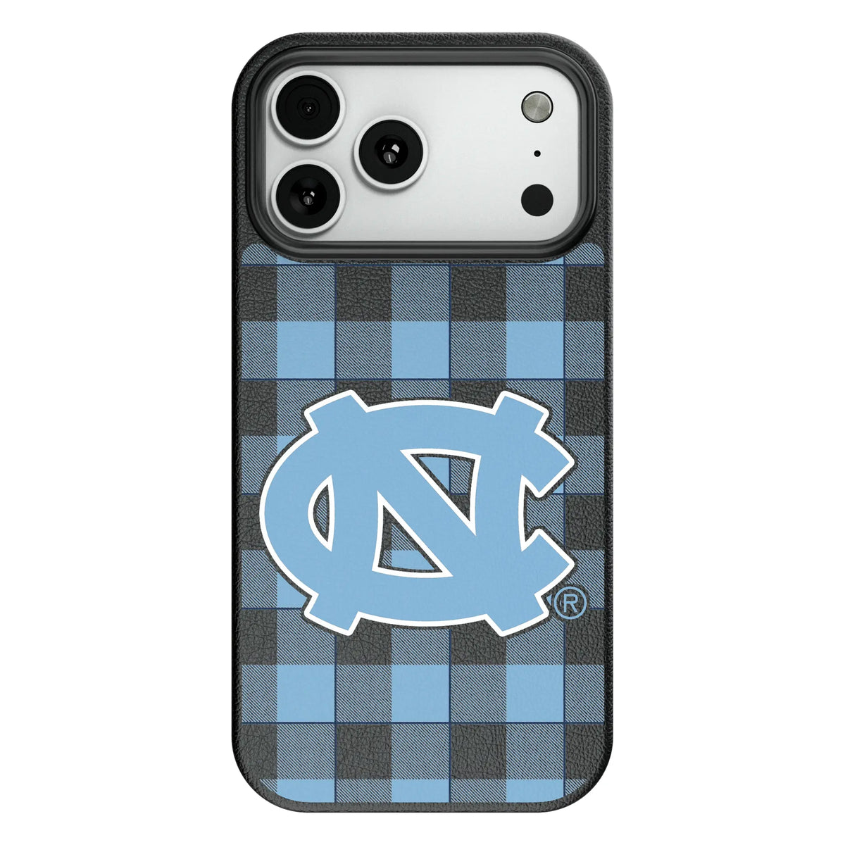 University of North Carolina Tar Heels Plaid MagSafe Compatible Phone Case for Apple iPhone 8