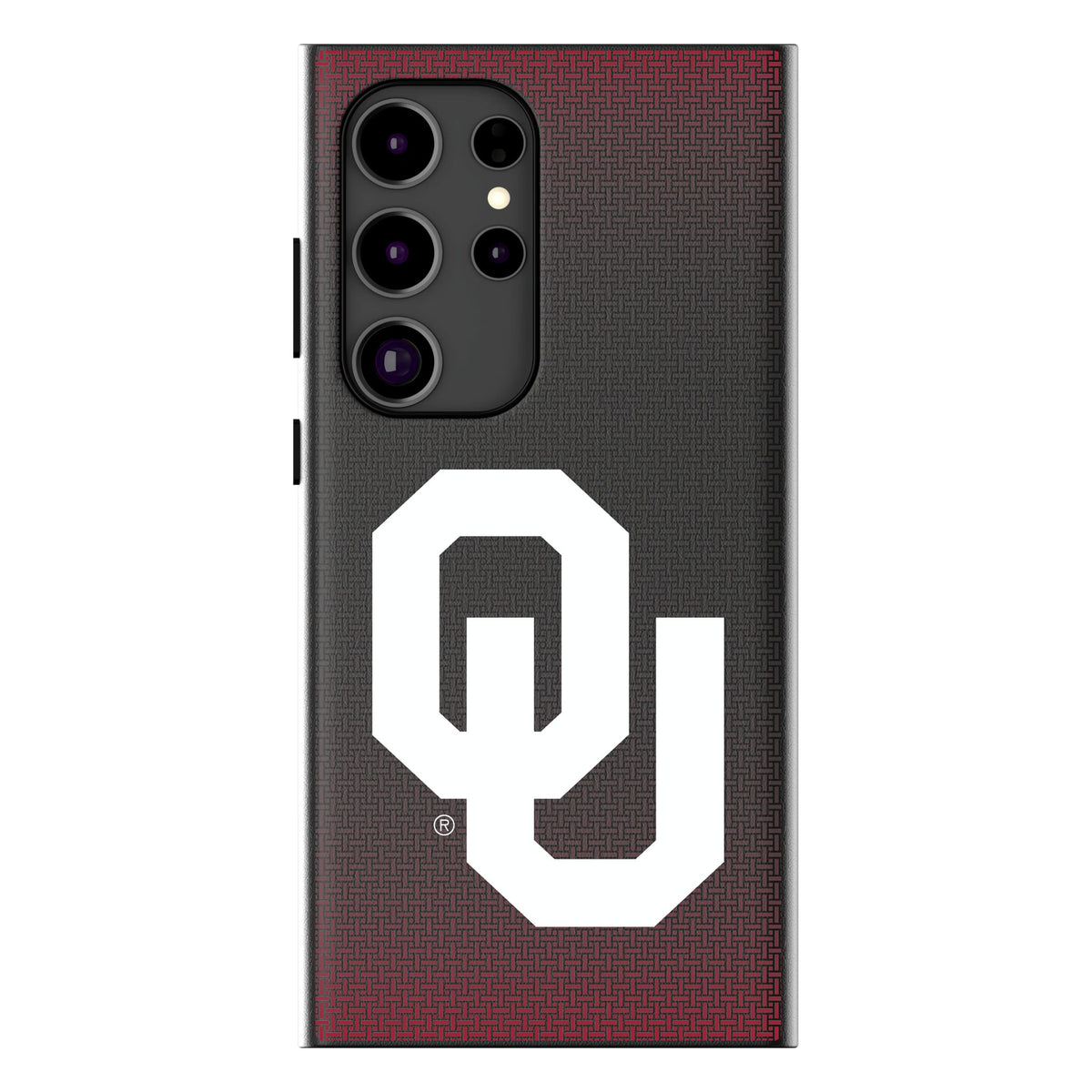 University of Oklahoma Sooners Linen MagSafe Compatible Phone Case for Samsung Galaxy 11