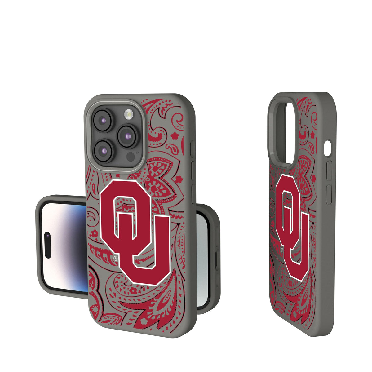 University of Oklahoma Sooners Paisley Soft Touch Phone Case 11