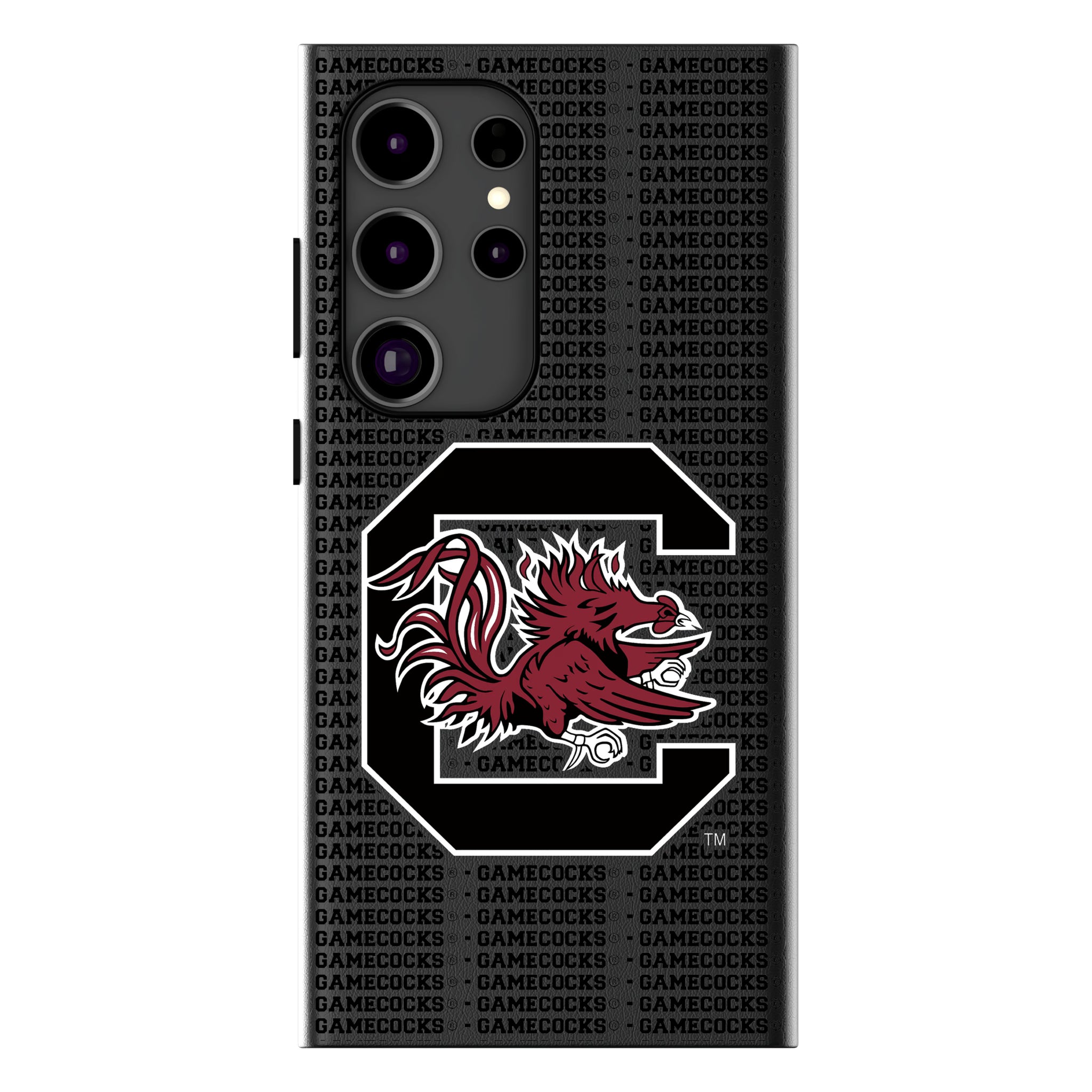 University of South Carolina Gamecocks Text Backdrop MagSafe Compatible Phone Case for Samsung Galaxy 17