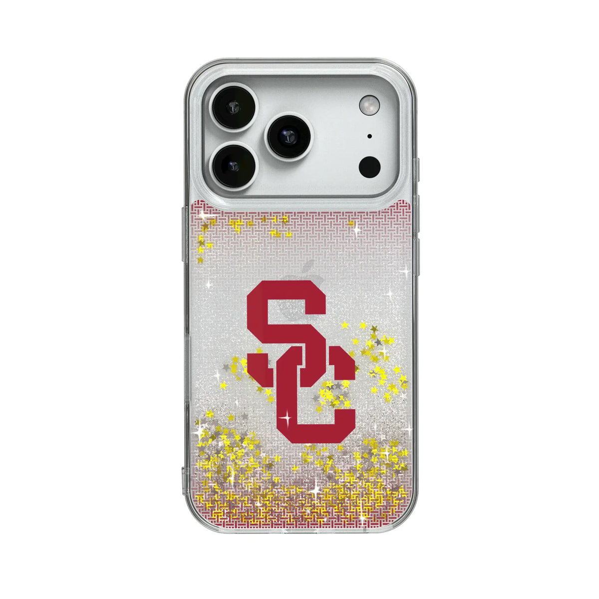 University of Southern California Trojans Linen Glitter Phone Case 18