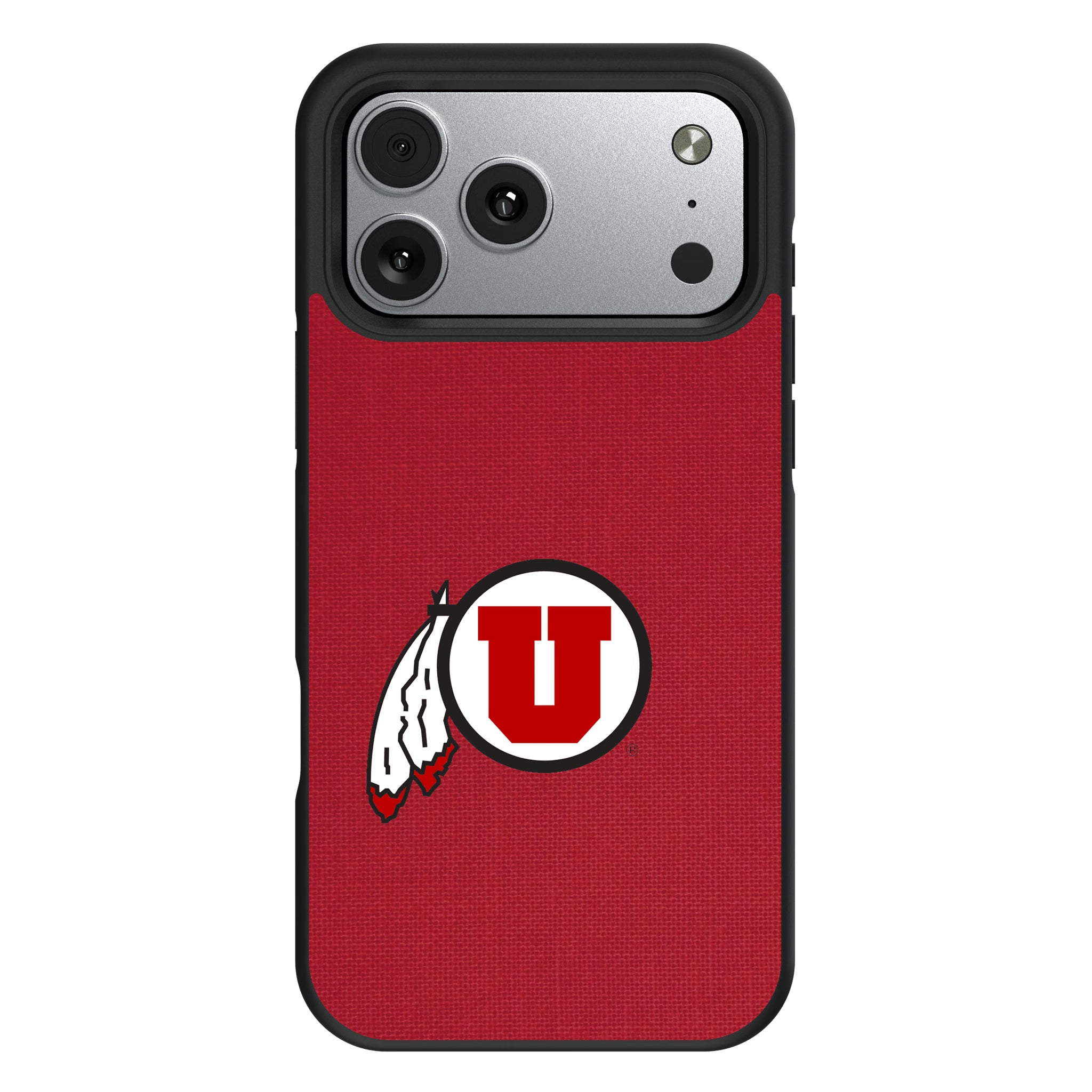 University of Utah Utes Solid Bump Phone Case for Apple iPhone 12