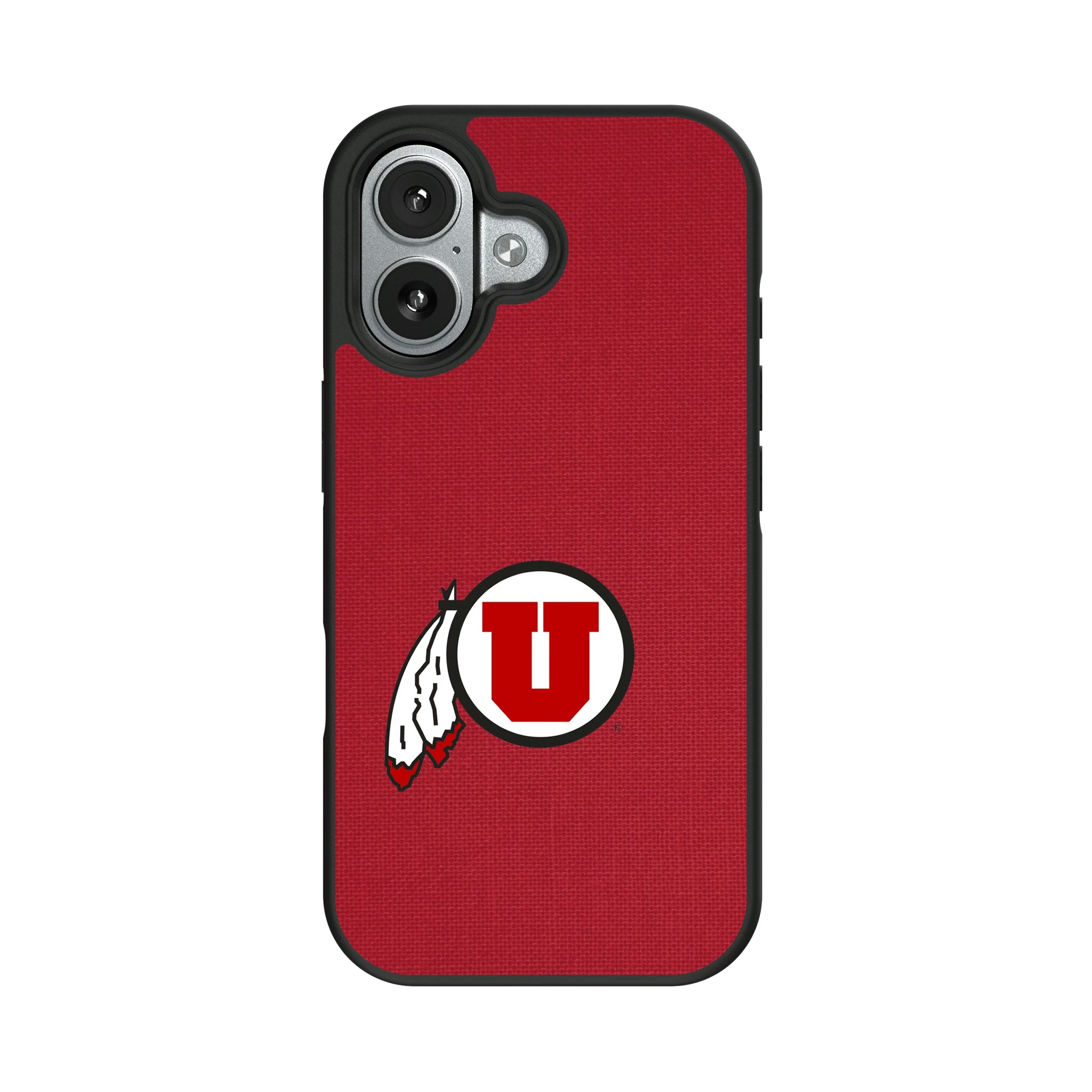University of Utah Utes Solid Bump Phone Case for Apple iPhone 9