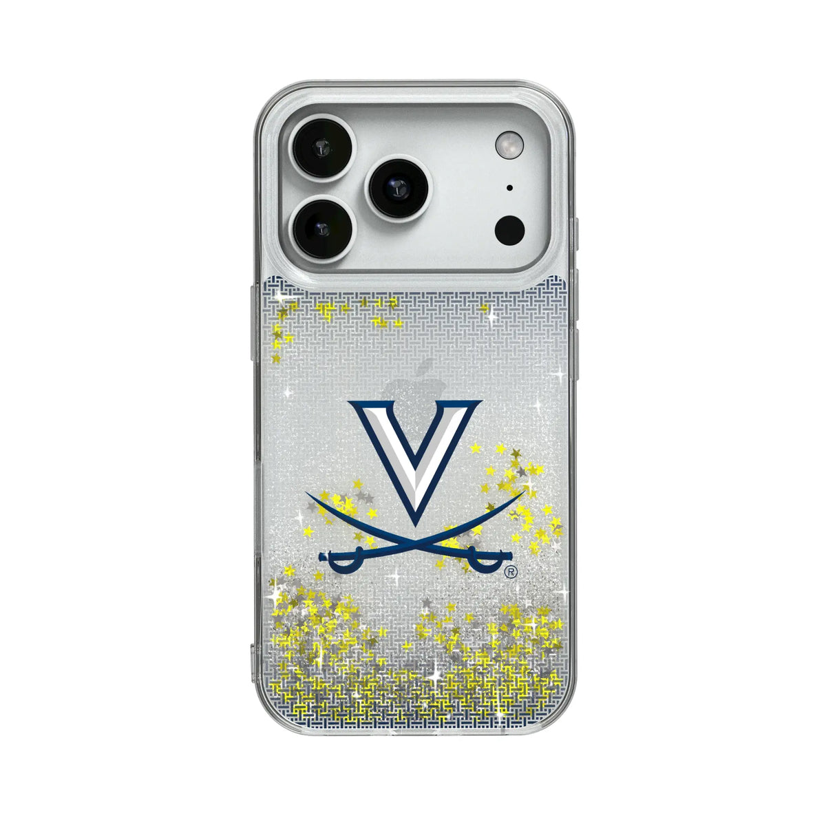 University of Virginia Cavaliers Linen Glitter Phone Case 18