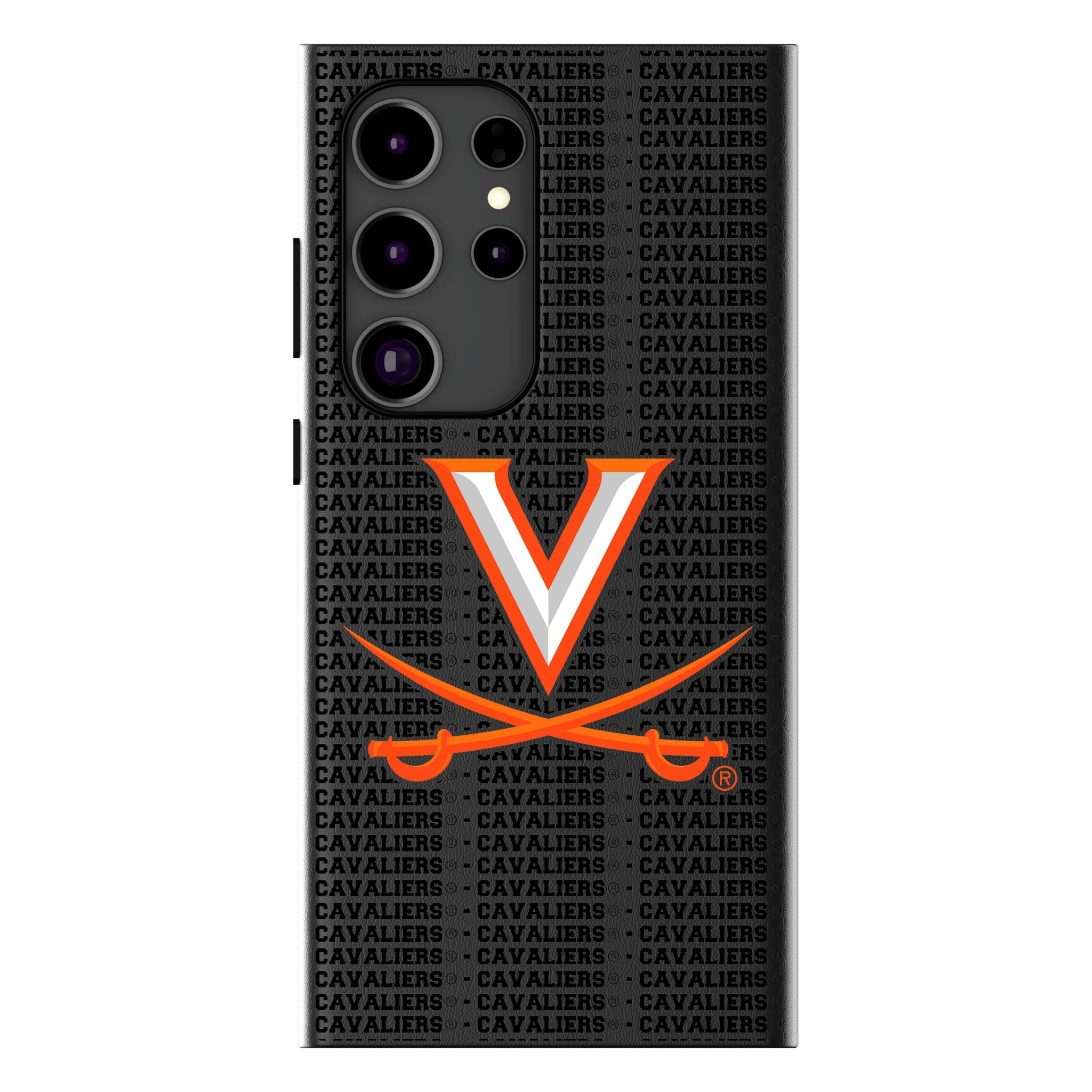 University of Virginia Cavaliers Text Backdrop MagSafe Compatible Phone Case for Samsung Galaxy 14