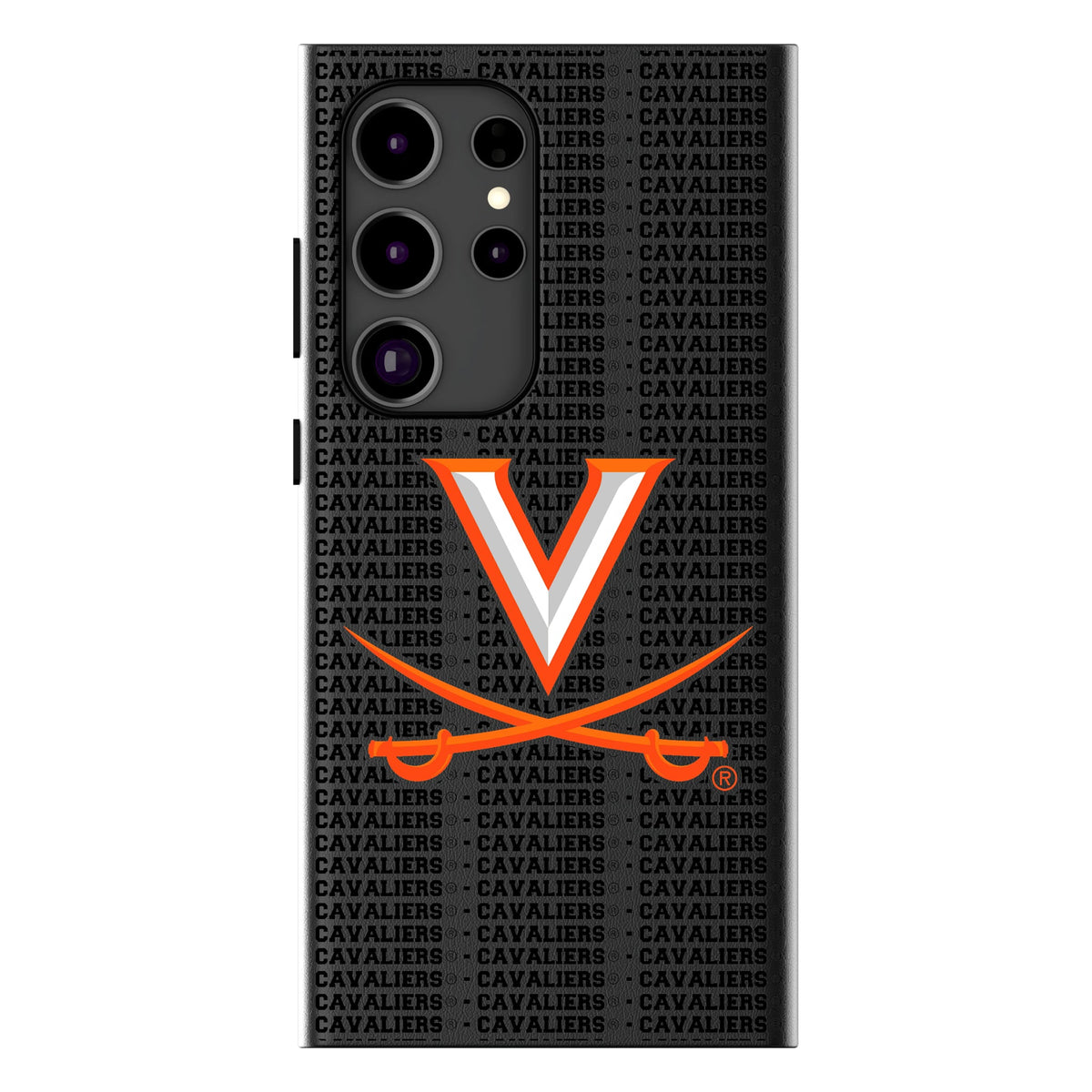 University of Virginia Cavaliers Text Backdrop MagSafe Compatible Phone Case for Samsung Galaxy 12