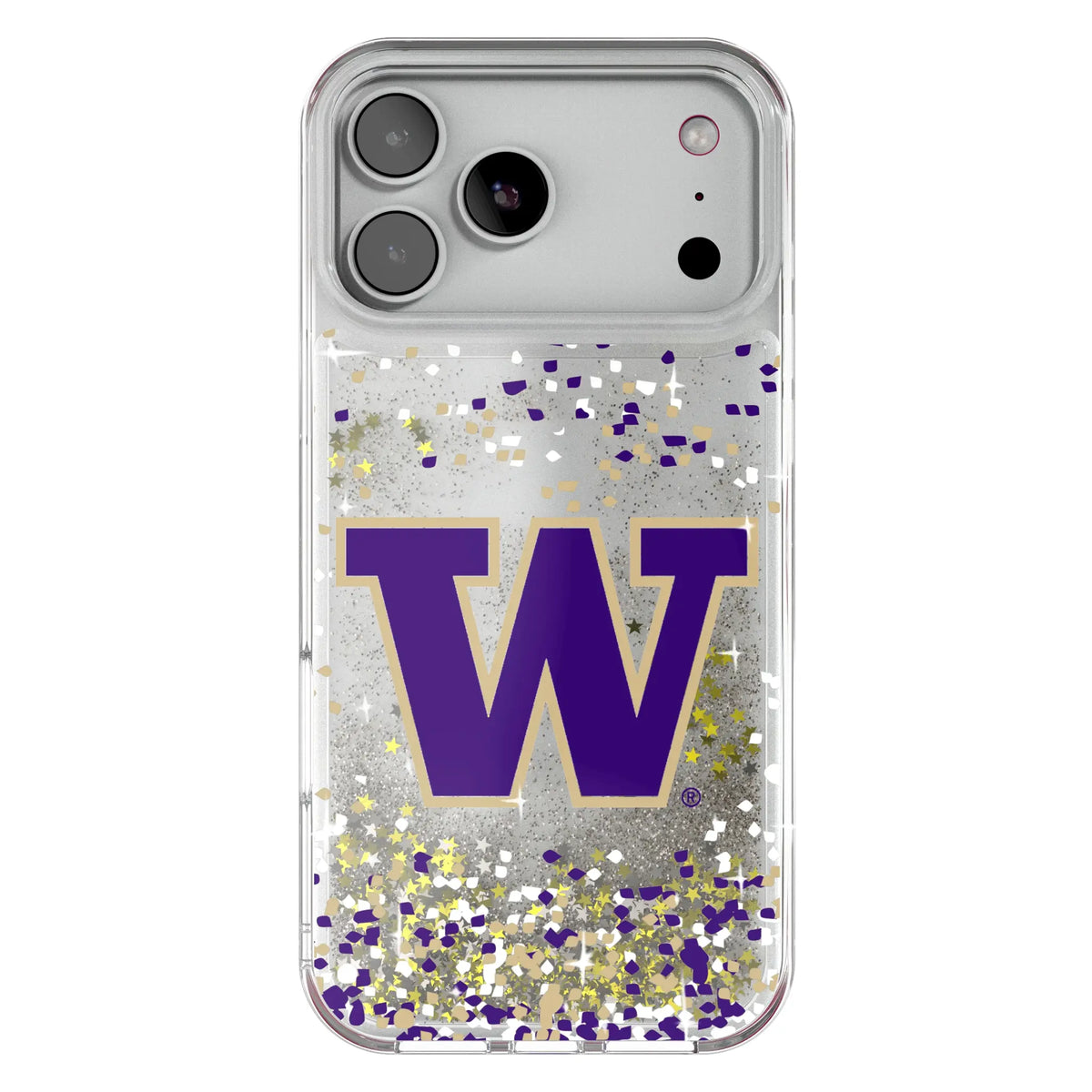 University of Washington Huskies Confetti Glitter Phone Case 20