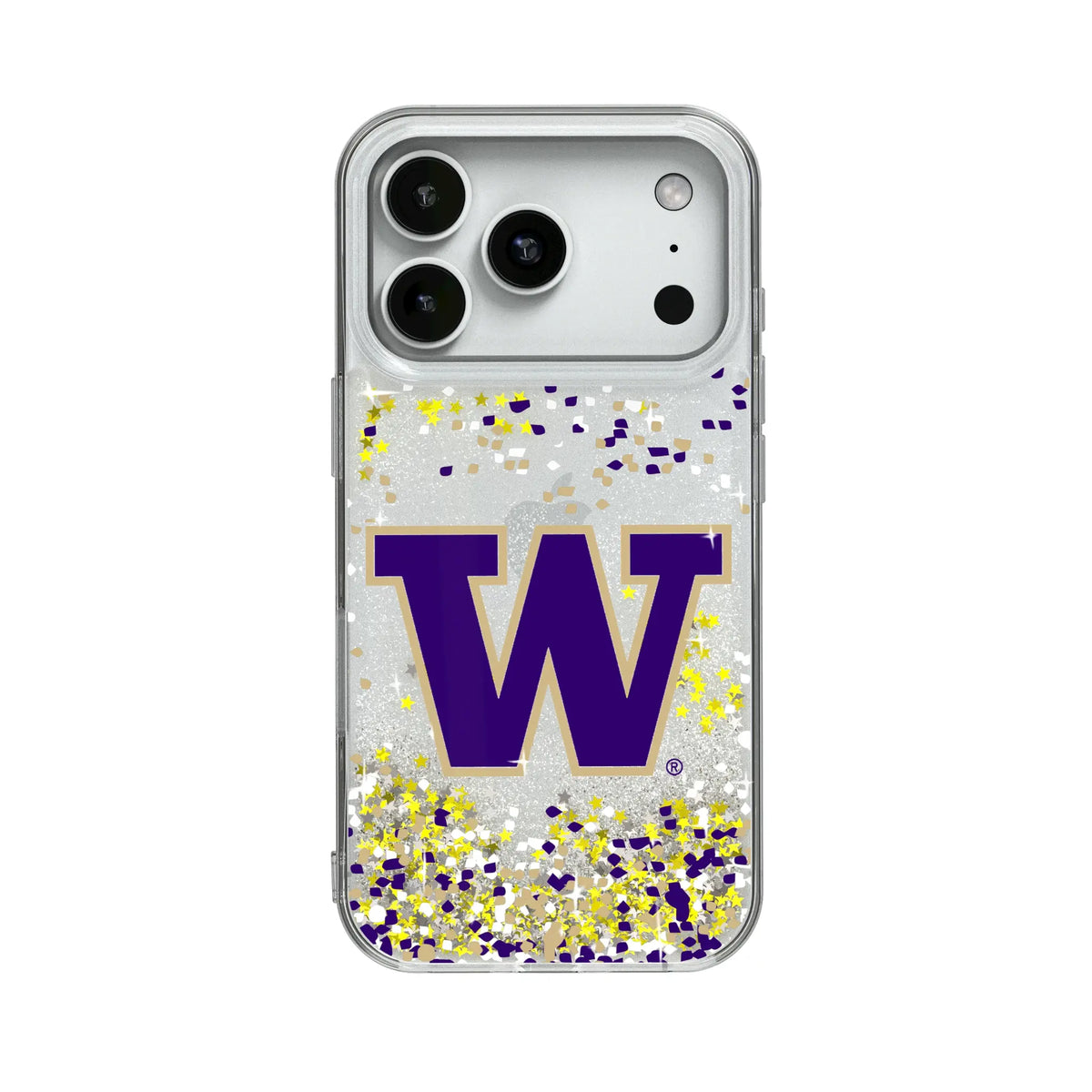 University of Washington Huskies Confetti Glitter Phone Case 19