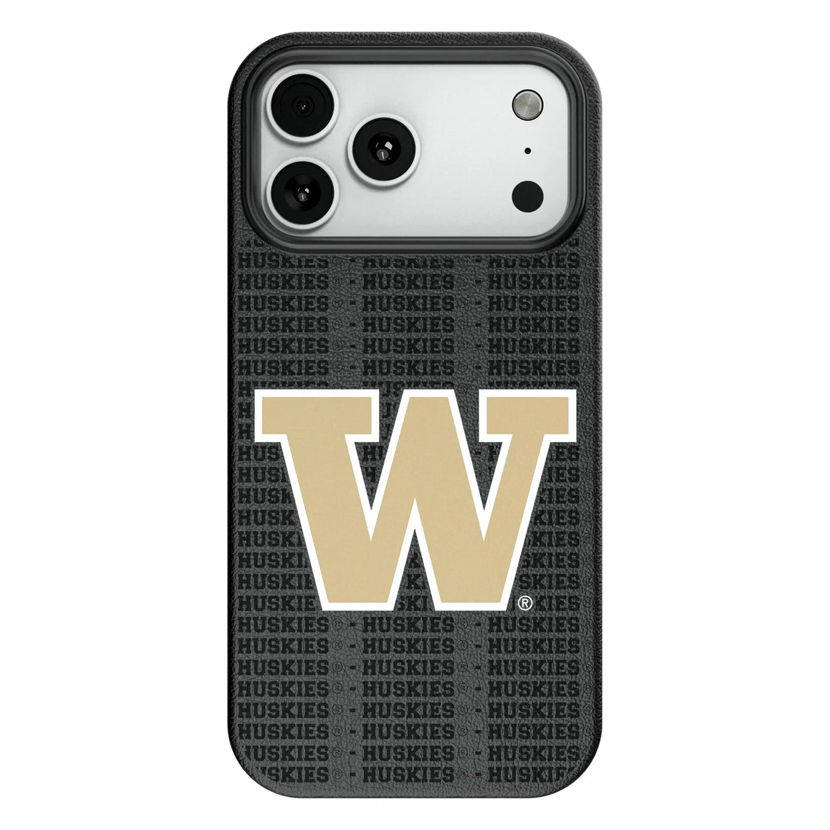 University of Washington Huskies Text Backdrop MagSafe Compatible Phone Case for Apple iPhone 8