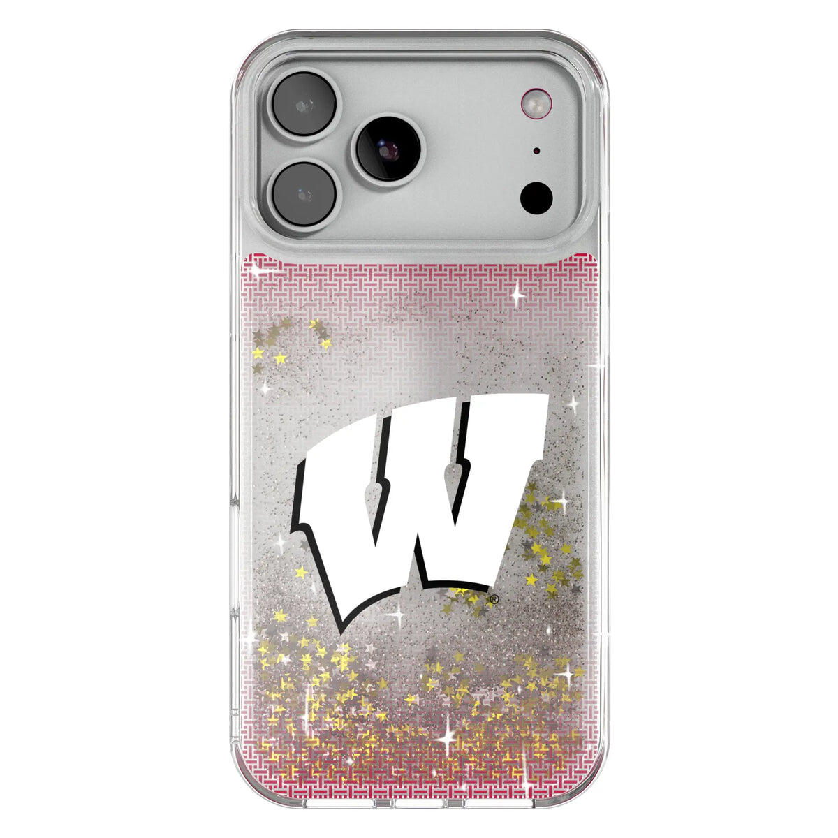 University of Wisconsin Badgers Linen Glitter Phone Case 19
