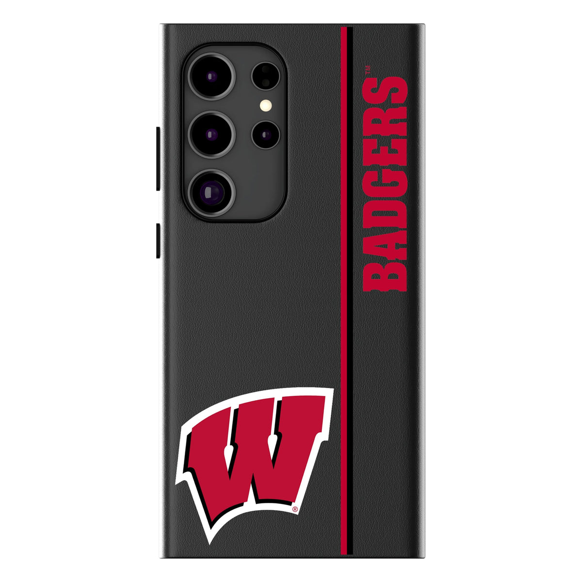 University of Wisconsin Badgers Sidebar MagSafe Compatible Phone Case for Samsung Galaxy 10