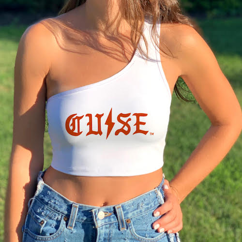 Syracuse Gothic One Shoulder Top | lojobands