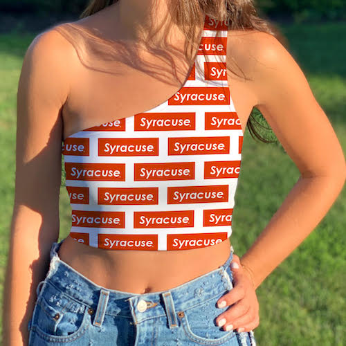 Syracuse Block One Shoulder Top | lojobands