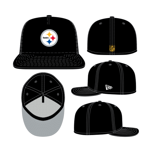 Pittsburg Steelers - 59Fifty Fitted Hat, New Era 1