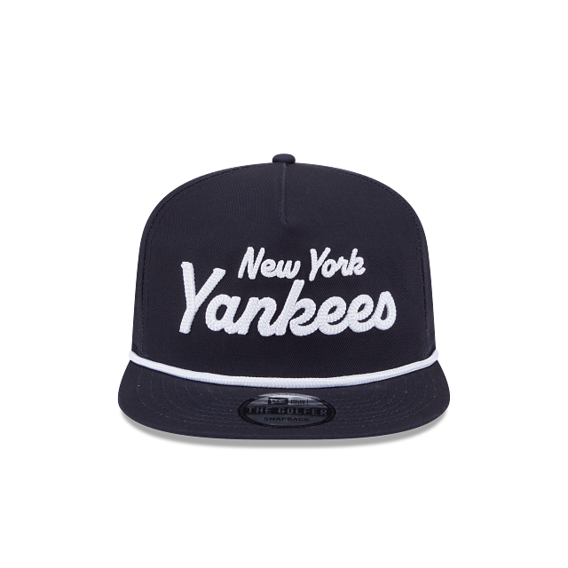 New York Yankees - Golfer Team Text Snapback Hat, New Era 1