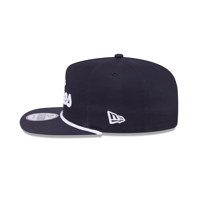 Atlanta Braves - Golfer Team Text Snapback Hat, New Era 3