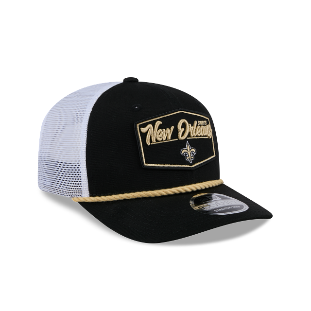 New Orleans Saints - 9Seventy Patch Stretch-Snap Trucker Hat, New Era 3