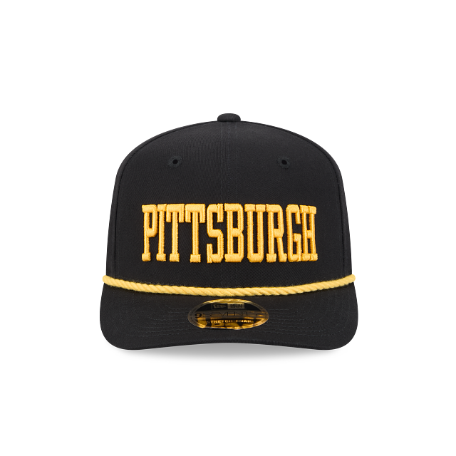 Pittsburgh Steelers - NFL 9Seventy Woodmark Stretch-Snap Hat, New Era 2