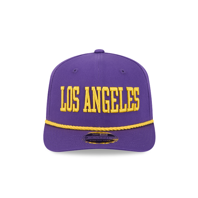 Los Angeles Lakers - 9seventy Stretch-Snap Adjustable Hat, New Era 2