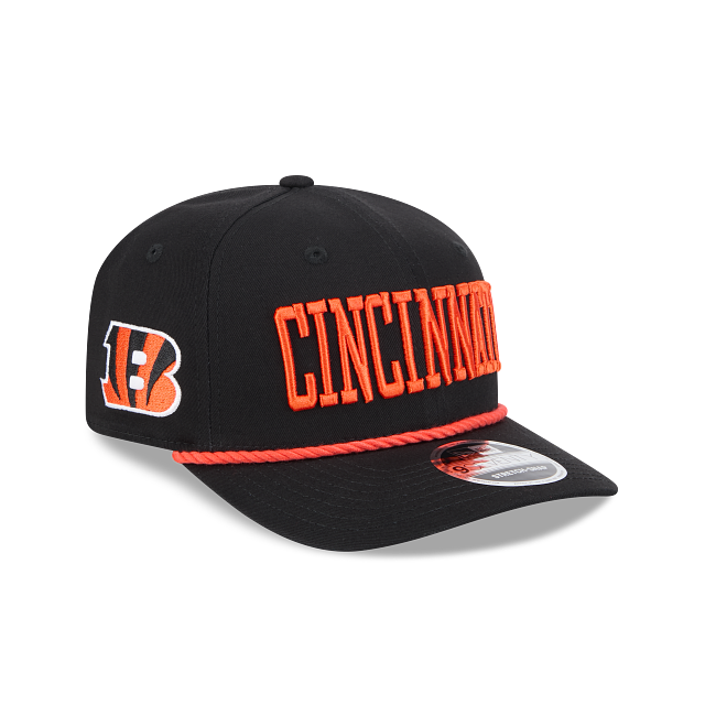 Cincinnati Bengals - NFL 9seventy Perform Stretch Snap Adjustable Hat, New Era 3