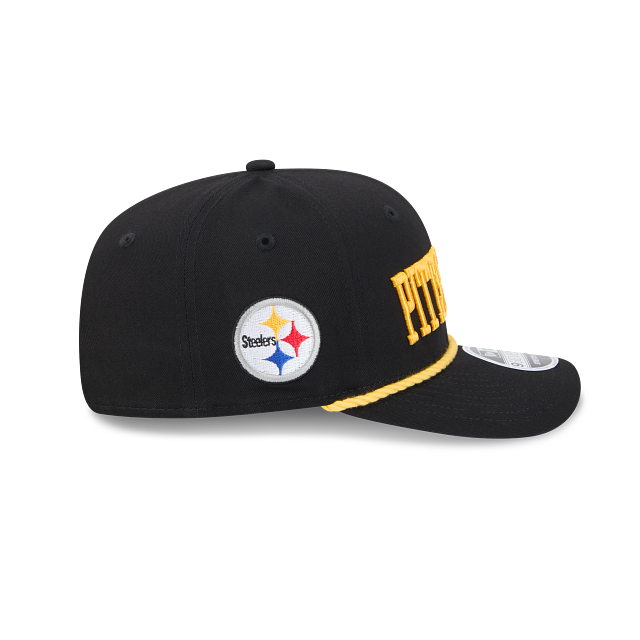 Pittsburgh Steelers - NFL 9Seventy Woodmark Stretch-Snap Hat, New Era 5