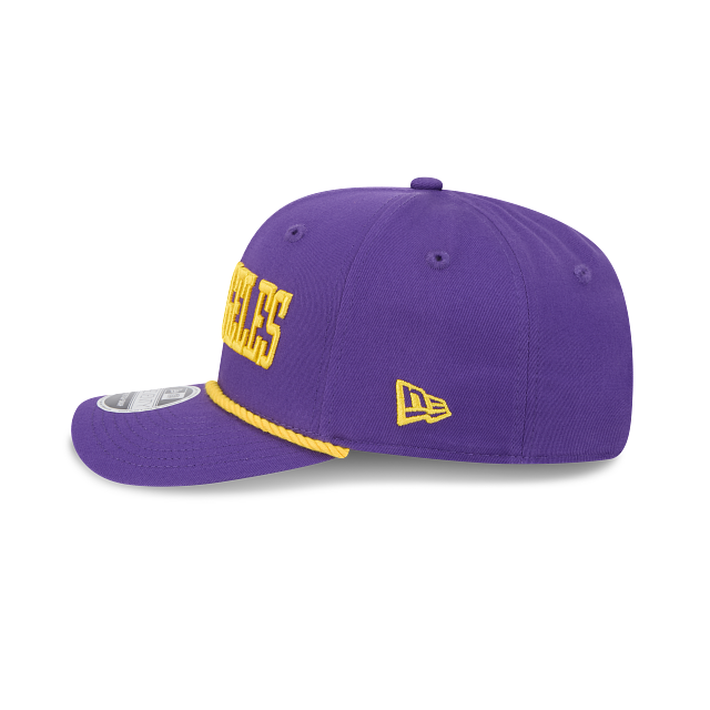 Los Angeles Lakers - 9seventy Stretch-Snap Adjustable Hat, New Era 4