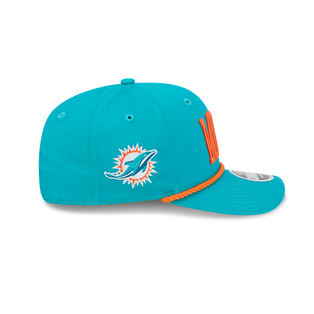 Miami Dolphins - NFL 9Seventy Woodmark Stretch-Snap Hat, New Era 6