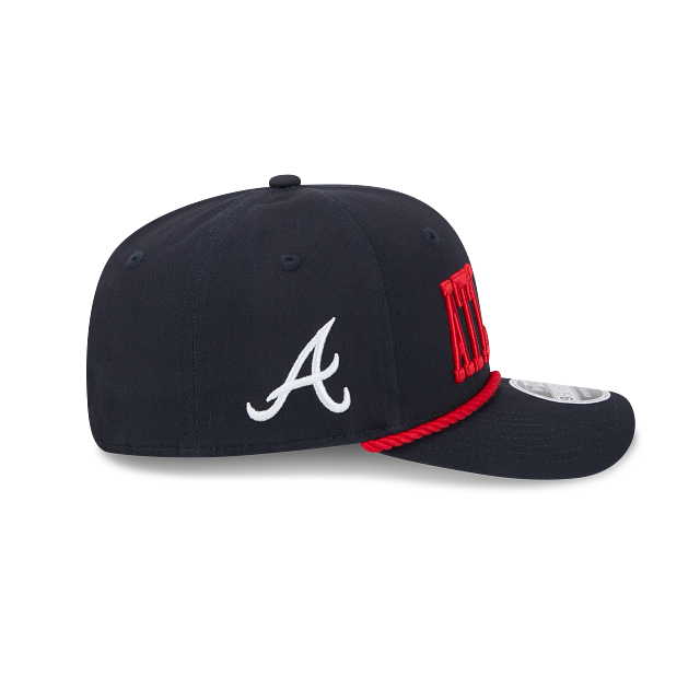 Atlanta Braves - MLB 9Seventy Woodmark Stretch-Snap Hat, New Era 6