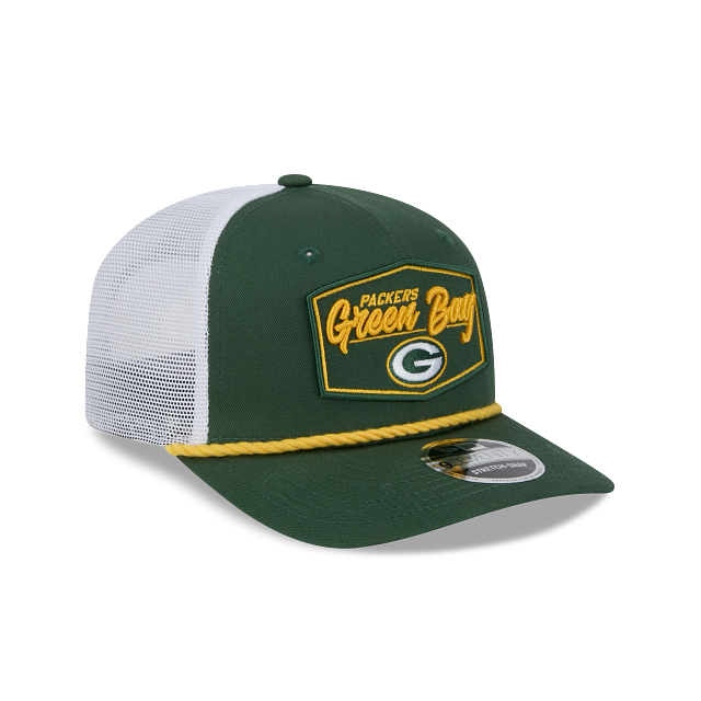 Green Bay Packers - 9Seventy Patch Stretch-Snap Trucker Hat, New Era 3