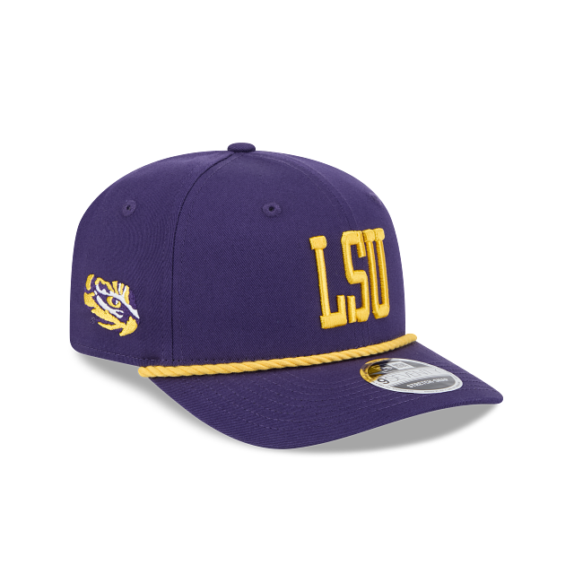 LSU Tigers - NCAA 9seventy Perform Stretch Snap Adjustable Hat, New Era 3