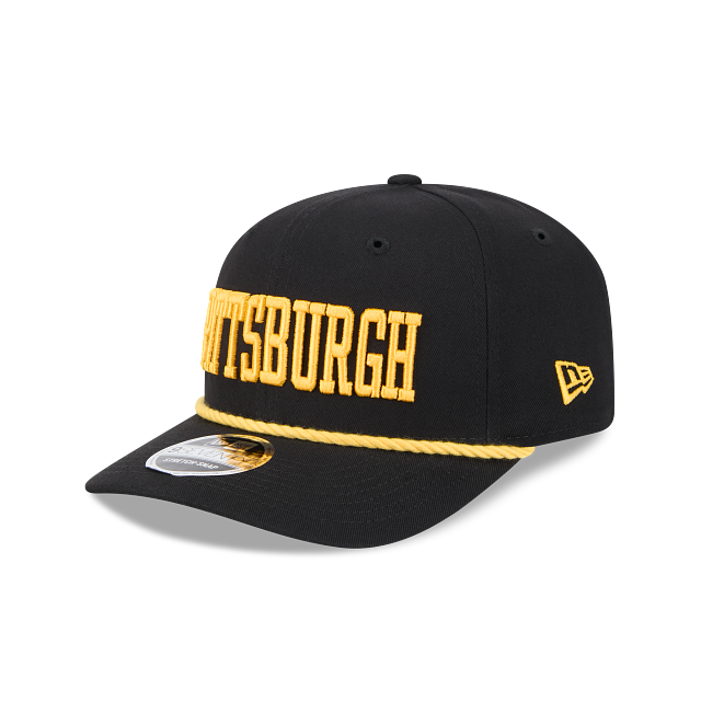 Pittsburgh Steelers - NFL 9Seventy Woodmark Stretch-Snap Hat, New Era 1