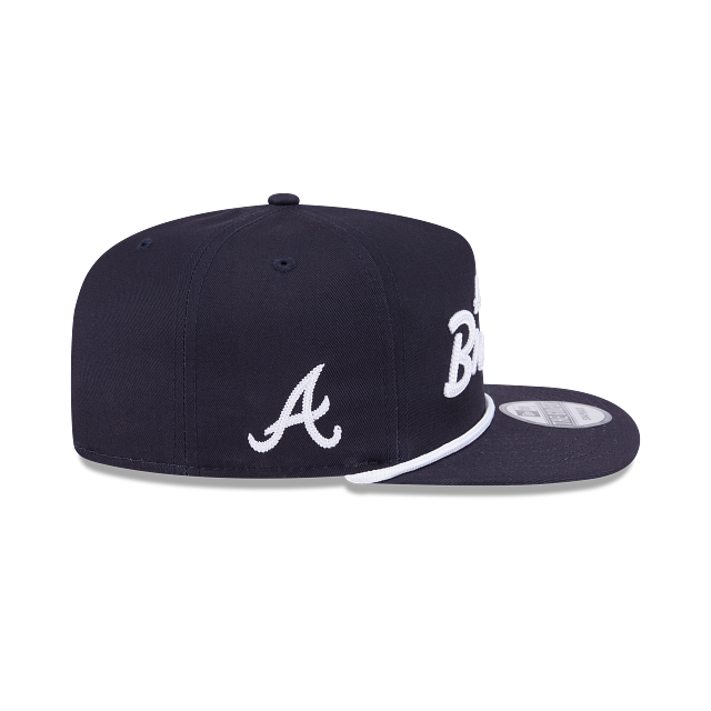 Atlanta Braves - Golfer Team Text Snapback Hat, New Era 5